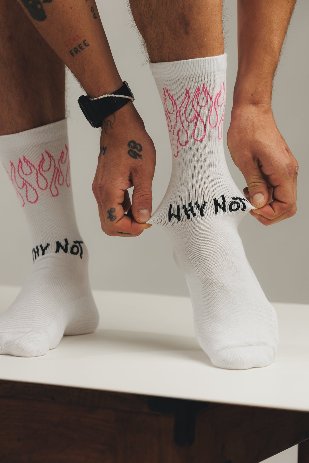 Why Not X Flatwhite - Korbi Socks - 3er - Pack - flat - white.club