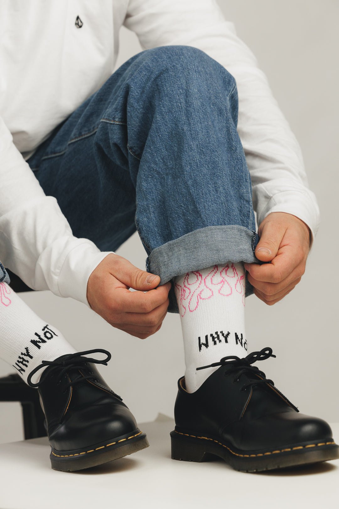 Why Not X Flatwhite - Korbi Socks - 3er - Pack - flat - white.club