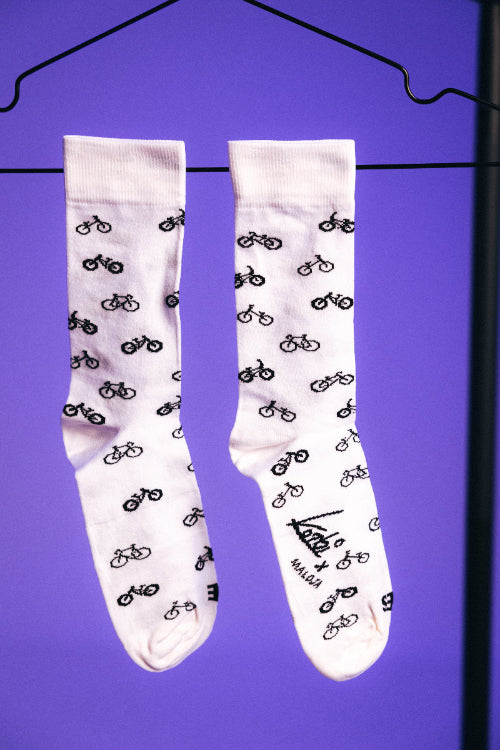 Beispielsocke Referenzsocke einer-personalisierten Socke aus Portugal Produktion