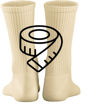 personalisierte socken- in verschiedenen groeßen selber gestalten